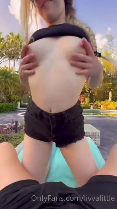 Livvalittle Nude Outdoor Hard Butthole Tease OnlyFans Video Leaked